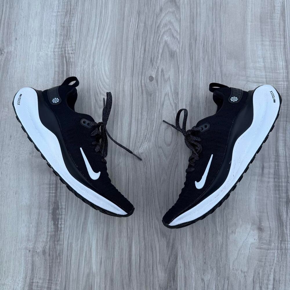 Nike React Infinity Run Flyknit 3 Black White Running Shoes Women’s Size 8